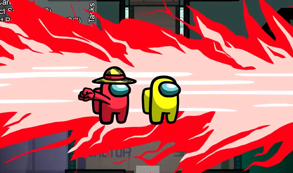 El impostor con el aspecto  de Luffy. Foto captura: YouTube