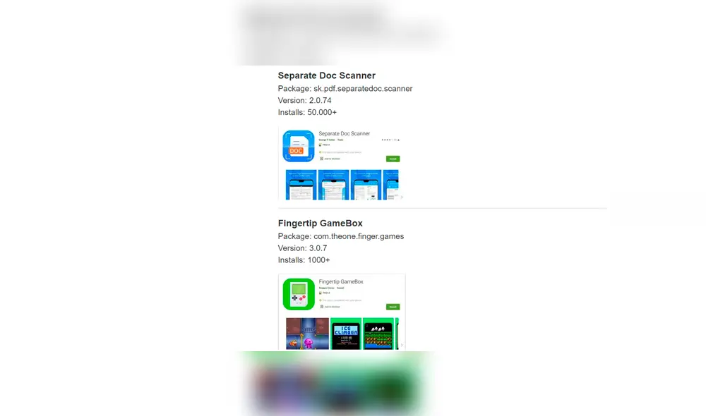 Cuidado. Estas aplicaciones pueden robarte todo el dinero de tu cuenta y aún no fueron eliminadas de Google Play. Imagen: Pradeo.
