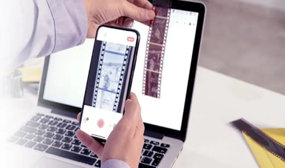 FilmBox de Photomyne es la herramienta que te ayudará a recuperar tus negativos. Foto: captura de Play Store