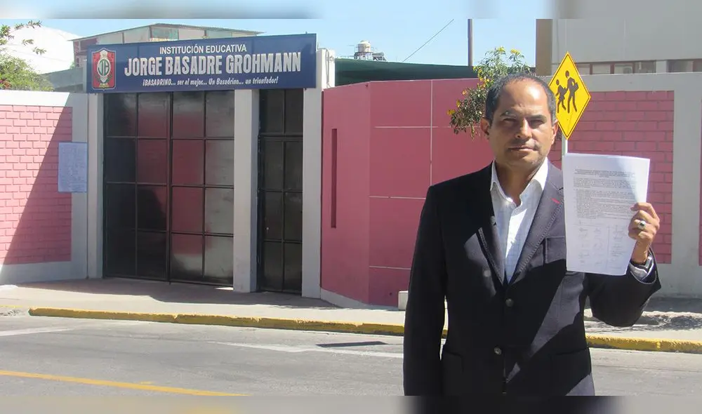 Arequipa: exalumno de colegio Jorge Basadre denuncia posible irregularidad en plantel [VIDEO]