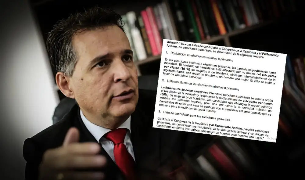 Omar Chehade, presidente de la Comisión de Constitución. Foto: John Reyes