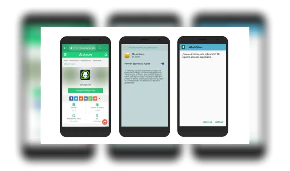 Se trata de la aplicación WhatzSeen