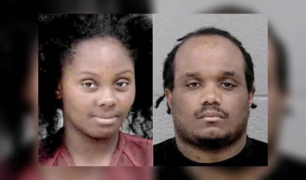 Thomas Antoine Miller de 26 y Shakeeta Lasha Adams de 25, fueron arrestados y afrontan cargos relacionados a trata de personas. Foto: Difusión.