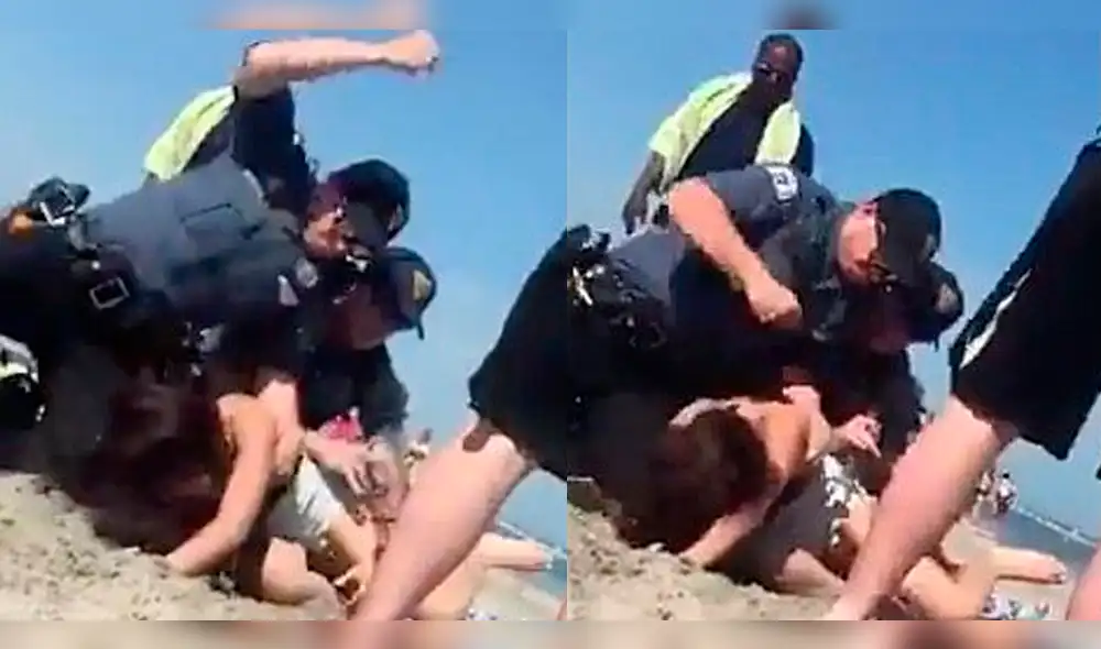 Estados Unidos: La salvaje agresión de 3 policías a una mujer [VIDEO]