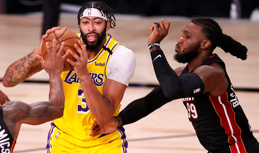 Anthony Davis hizo 34 puntos, 9 rebotes y 5 asistencias en la primera final de la NBA. Foto: EFE Anthony Davis hizo 34 puntos, 9 rebotes y 5 asistencias en la primera final de la NBA. Foto: EFE