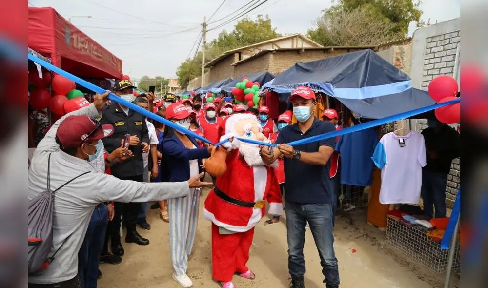 Inauguran feria navideña en mercado. Foto: La República.