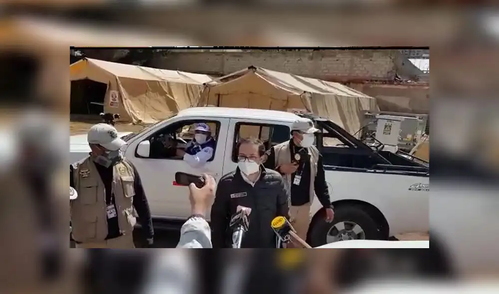 Momentos incómodos pasó el ministro Edgar Vásquez, cuando arribó este martes al hospital regional de Cusco. Momentos incómodos pasó el ministro Edgar Vásquez, cuando arribó este martes al hospital regional de Cusco.