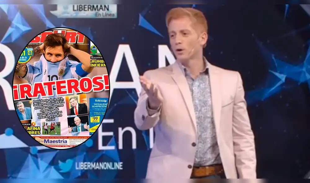 YouTube: Martín Liberman explota y llama "pasquín" a diario Todo Sport [VIDEO]