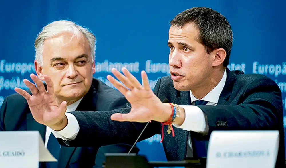 Solicita. Juan Guaidó, en el Parlamento Europeo. (Foto: AFP) Solicita. Juan Guaidó, en el Parlamento Europeo. (Foto: AFP)