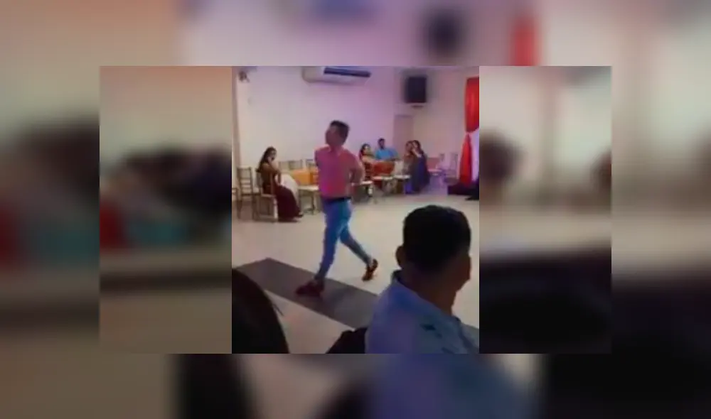 El joven salió a la pista de baile y causó furor con sus osados pasos de baile El joven salió a la pista de baile y causó furor con sus osados pasos de baile