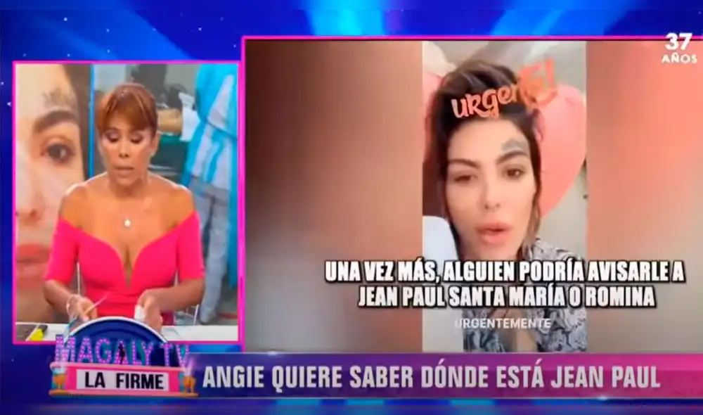 Angie Jibaja Foto: captura Angie Jibaja Foto: captura