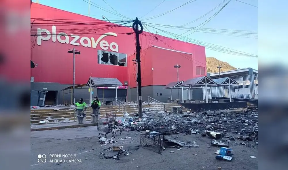 Puno. Plaza Vea registró graves pérdidas económicas. Foto: El Portal Universitario