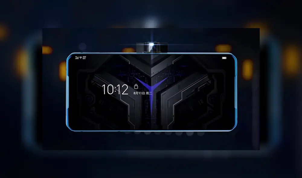 El nuevo Legion Gaming Phone llegará con cámara selfie instalada en la parte lateral.