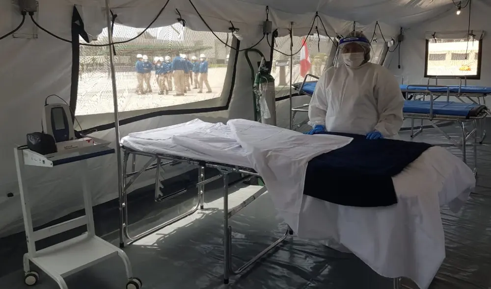 Interior de uno de los hospitales móvil. Foto: María Pía Ponce/ URPI-GLR