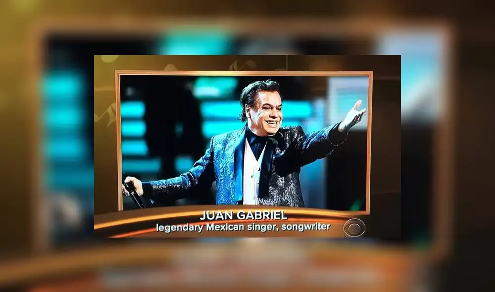 Juan Gabriel recibió homenaje en los Premios Grammy 2017 
