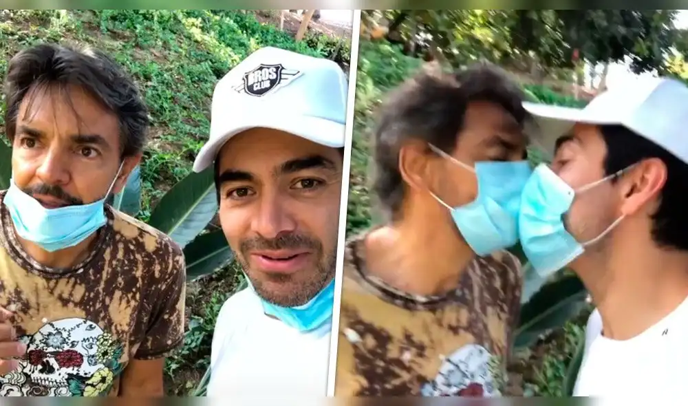 Los artistas mexicanos estuvieron en boca de todos por su ingenioso saludo durante la pandemia. Foto: composición / captura Instagram