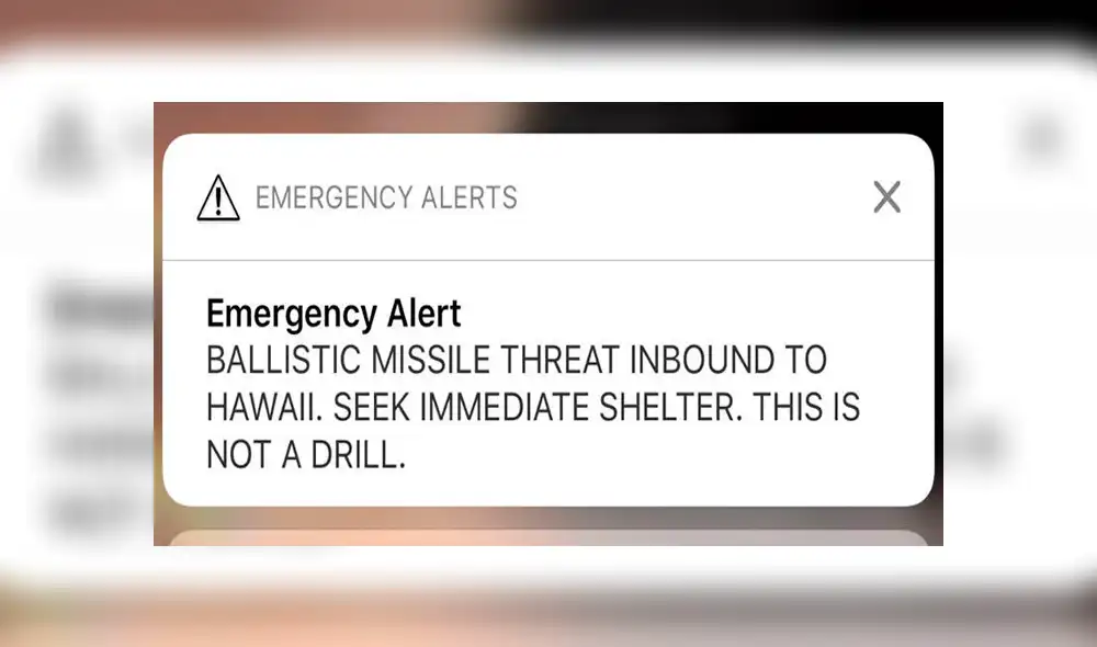 EEUU: Pánico en Hawái por alerta falsa de ataque con misiles