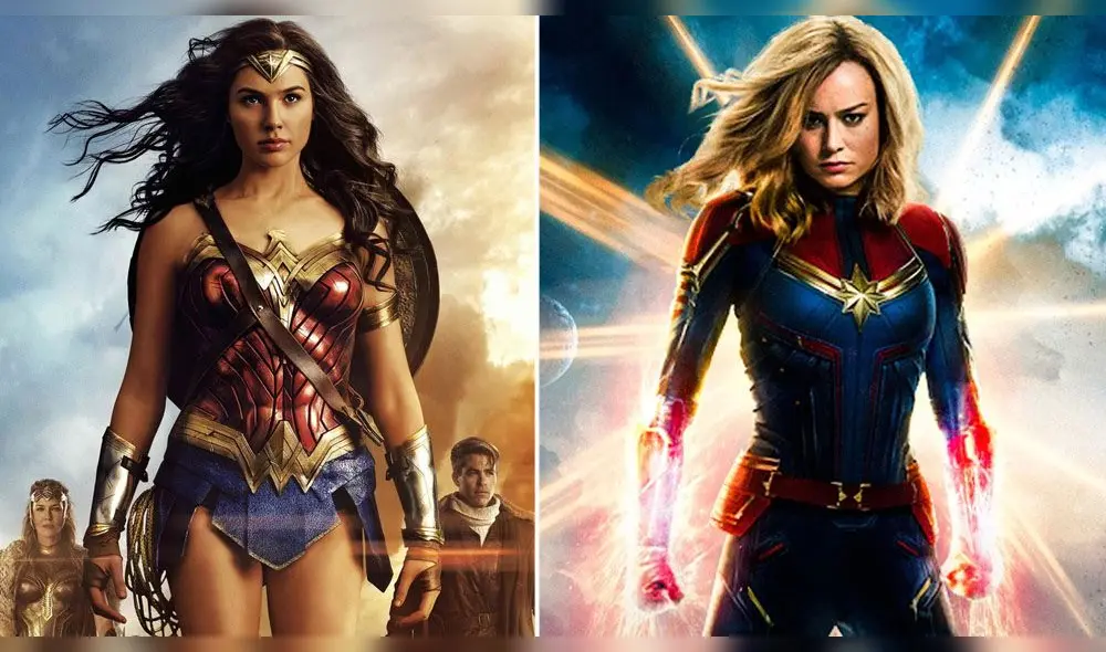 Wonder Woman y Capitana Marvel juntas Wonder Woman y Capitana Marvel juntas
