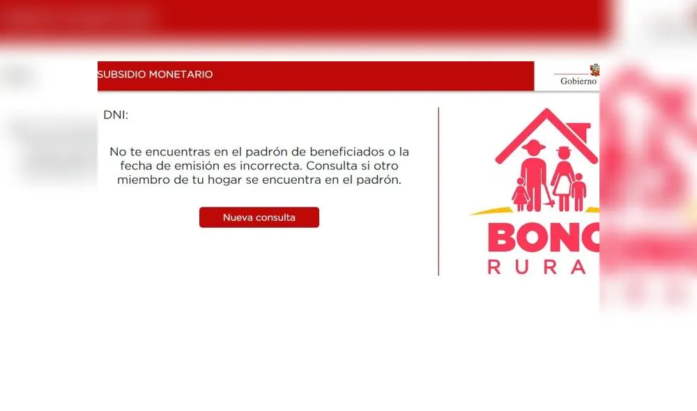 Bono rural: Así se realiza el paso a paso para saber si accedes al subsidio Bono rural: Así se realiza el paso a paso para saber si accedes al subsidio