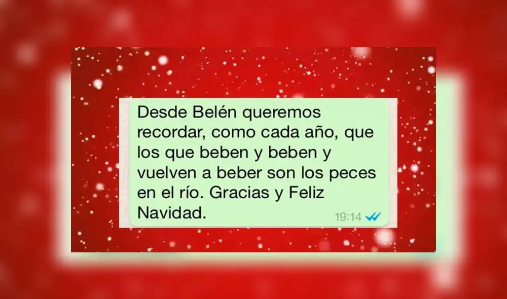 Desliza para ver algunos saludos navideños que puedes enviar por WhatsApp. Foto: Captura.