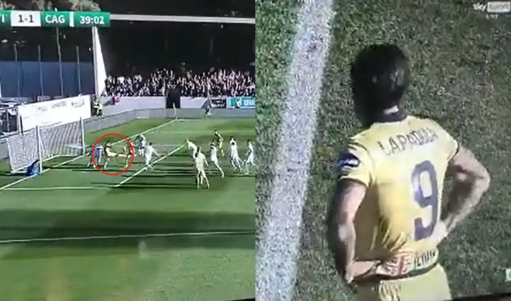 Gianluca Lapadula fichó por el Cagliari a mediados de este año. Foto: captura Sky Sports Gianluca Lapadula fichó por el Cagliari a mediados de este año. Foto: captura Sky Sports