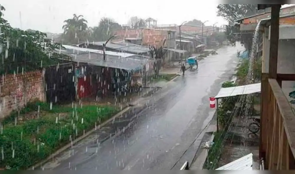Senamhi pronostica lluvias de moderada a fuerte intensidad en la selva