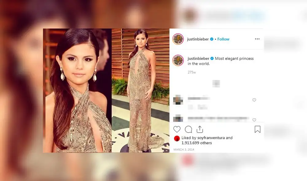 Justin Bieber y las románticas fotos que aún conserva de Selena Gomez