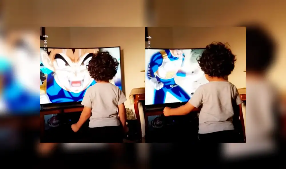 Dragon Ball Super: Padre ‘otaku’ descubre a su bebé intentando convertirse en súper saiyajin [VIDEO]