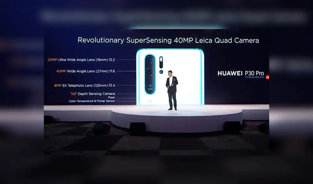 Huawei P30 y P30 Pro: conoce los nuevos smartphones que Huawei presentó en Francia [VIDEO]