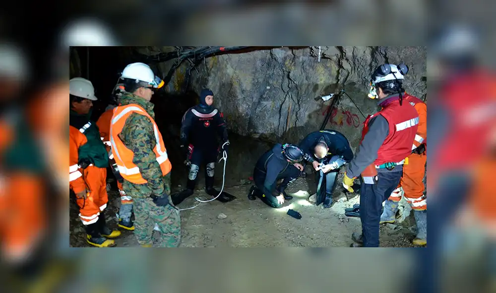 Derrumbe en mina de Chile deja tres personas atrapadas a 70 metros de profundidad
