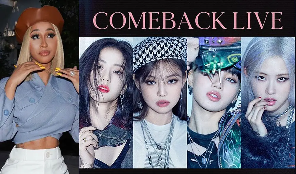 Desliza para ver más fotografías de BLACKPINK y Cardi B. Foto: YG Entertanment / @iamcardib Desliza para ver más fotografías de BLACKPINK y Cardi B. Foto: YG Entertanment / @iamcardib