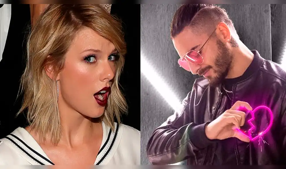 Fans de Taylor Swift rechazan la posible colaboración con Maluma 