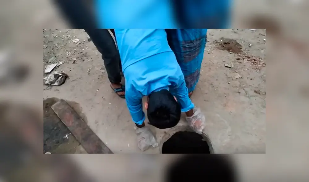 El hombre escuchó los aullidos del cachorro y no tardó en buscar ayuda y arriesgar su vida para salvarlo. El conmovedor episodio se ha hecho viral en Facebook y YouTube