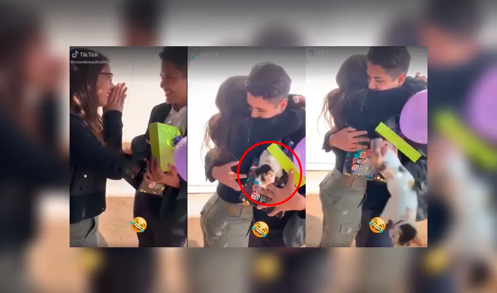 Desliza a la izquierda para ver esta sorpresa que ha robado sonrisas en Facebook. Foto: Captura TikTok.