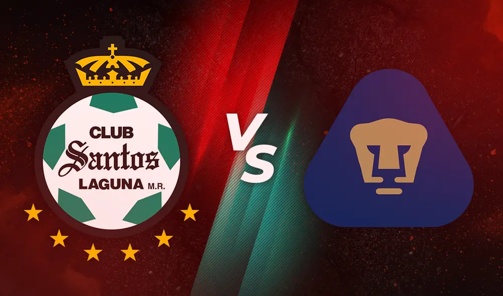 Partido Santos Laguna vs. Pumas de la UNAM por la eLiga MX. Foto: Diseño.