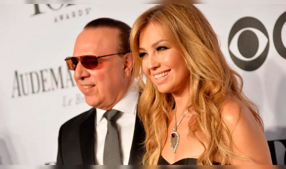 Thalía y Tommy Mottola asombran en las redes con mensajes subliminales