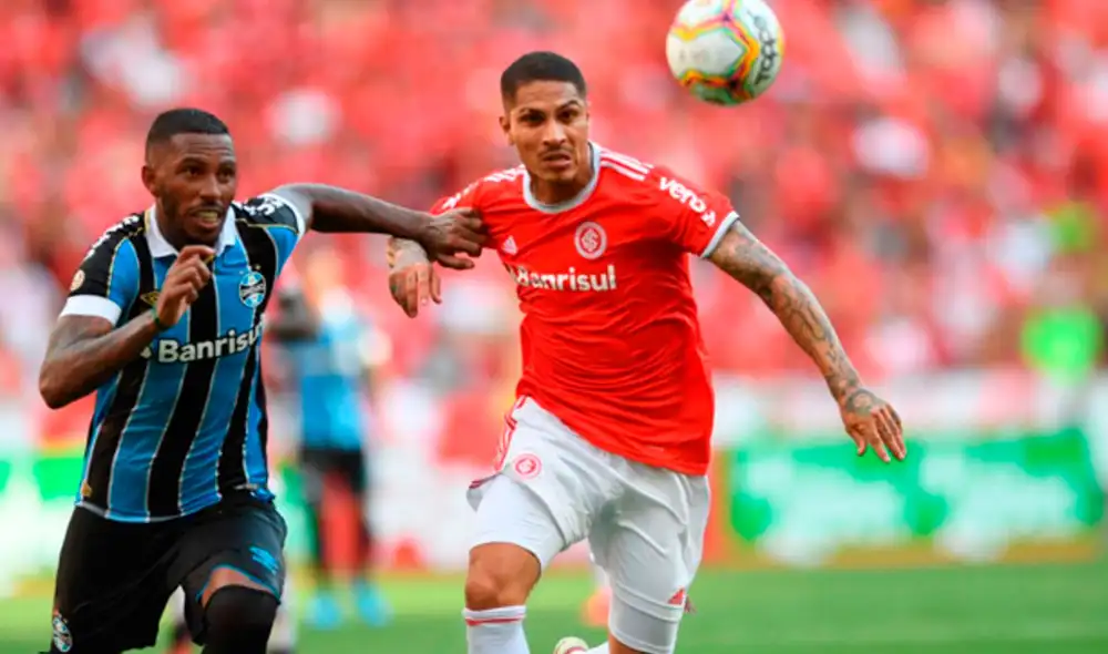 Paolo Guerrero no participó del último partido del Internacional de Porto Alegre. Foto: Prensa Inter