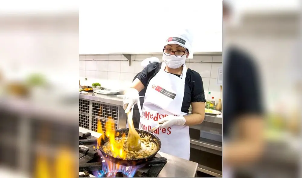 Comedores populares solo podrán despachar los alimentos, no atenderán en locales. Foto: Midis.