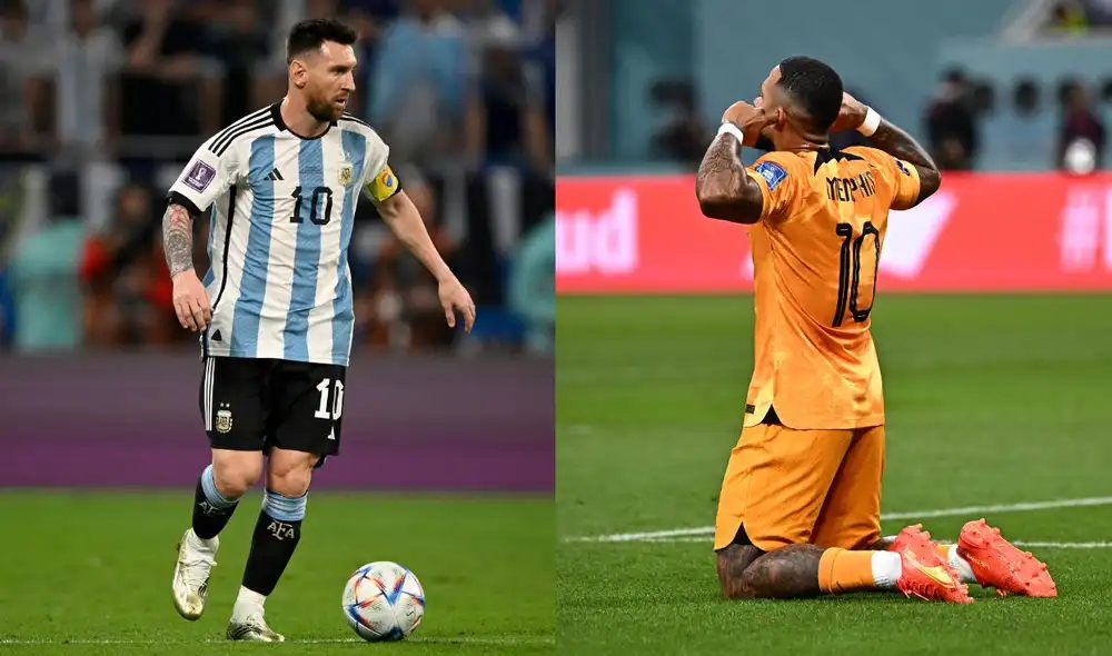Lionel Messi y Memphis Depay han sido las figuras más destacadas de sus respectivas selecciones. Foto: Composición LR/AFP Lionel Messi y Memphis Depay han sido las figuras más destacadas de sus respectivas selecciones. Foto: Composición LR/AFP