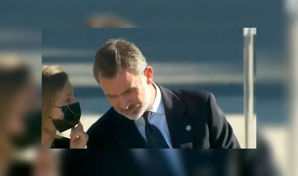 Princesa Leonor junto al Rey Felipe VI. Foto: captura de video. Princesa Leonor junto al Rey Felipe VI. Foto: captura de video.