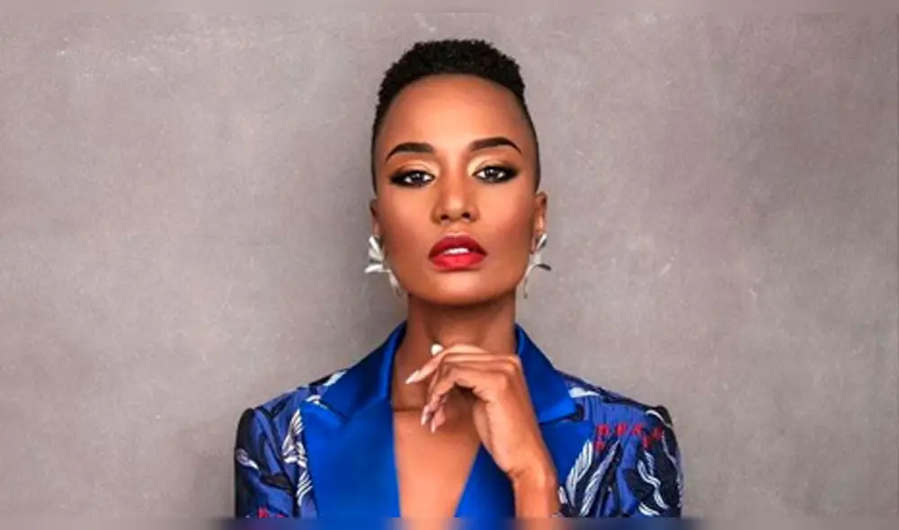 Zozibini Tunzi alborota las redes con cabello largo