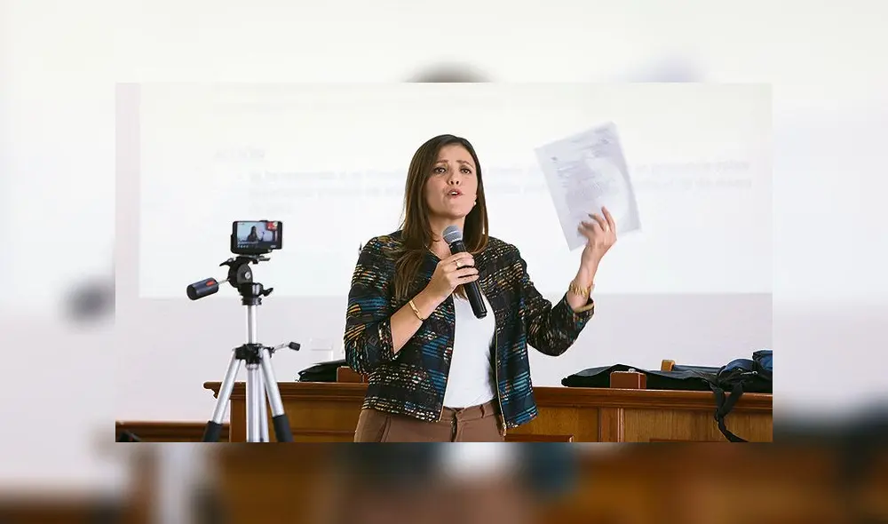 Arequipa: Yamila Osorio cuestiona a candidatos de querer cambiar modelo de Majes II Arequipa: Yamila Osorio cuestiona a candidatos de querer cambiar modelo de Majes II