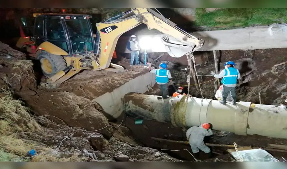 Sedapar informó que trabajos continúan en planta de tratamiento.