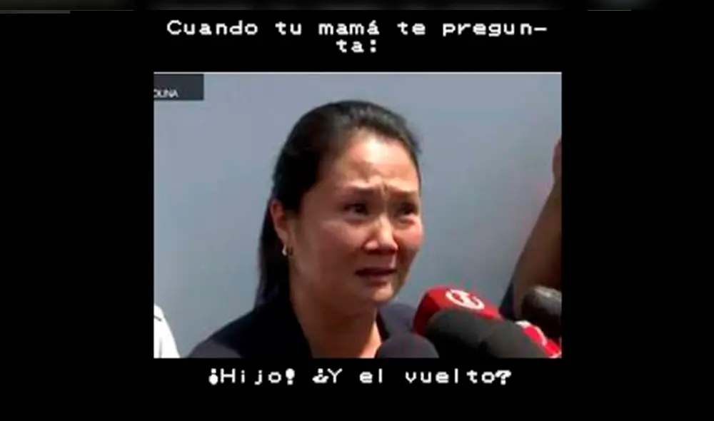Facebook Viral: Miles de usuarios ironizaron con 'lágrimas' de Keiko Fujimori e hicieron divertidos memes  [FOTOS]