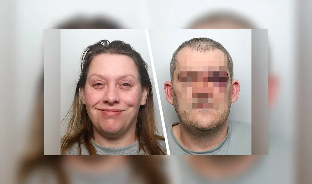 Michelle y Gary Thorpe enfrentan una condena de 16 meses por la brutal agresión contra su inquilino. (Captura: Derby Telegraph)
