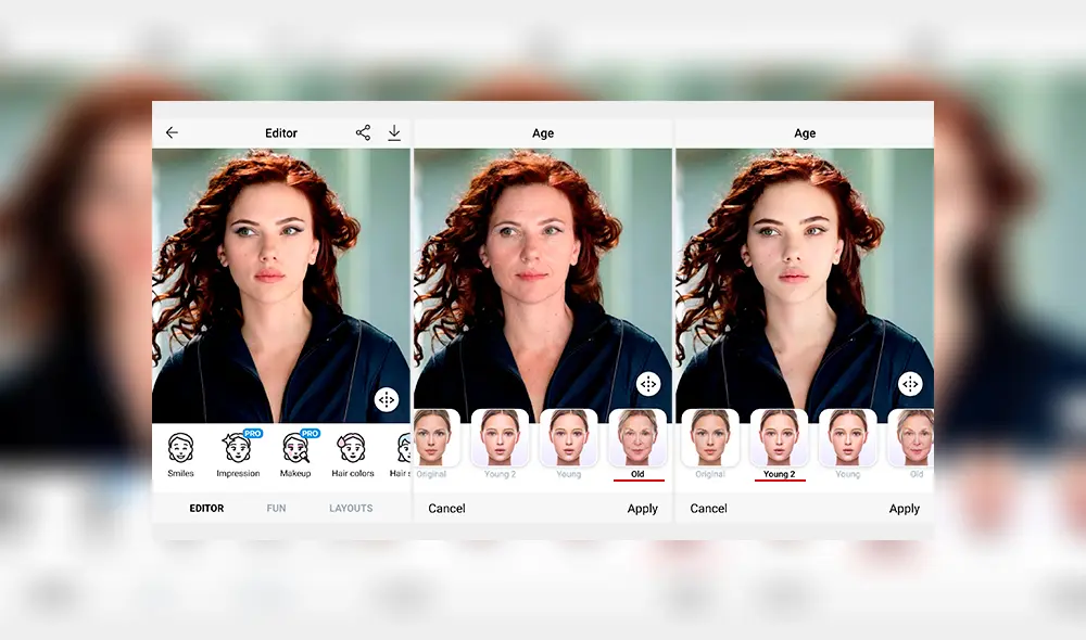 Con FaceApp podrás rejuvenecer o envejecer el rostro de cualquier persona. Con FaceApp podrás rejuvenecer o envejecer el rostro de cualquier persona.