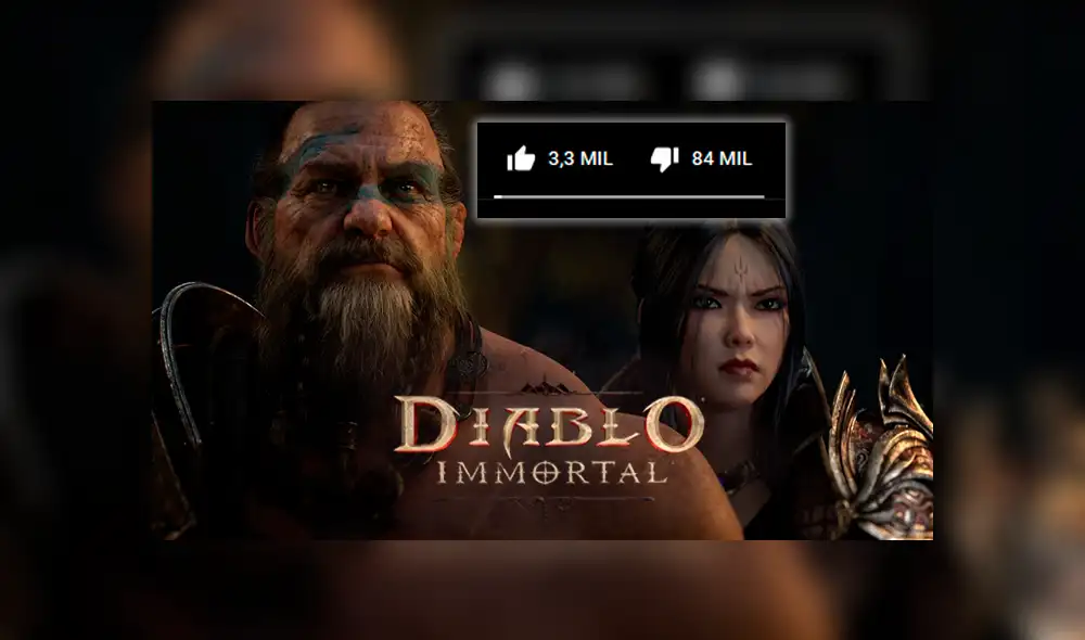 YouTube: Fans rechazan el tráiler del nuevo Diablo para celulares con miles de dislikes [VIDEO]