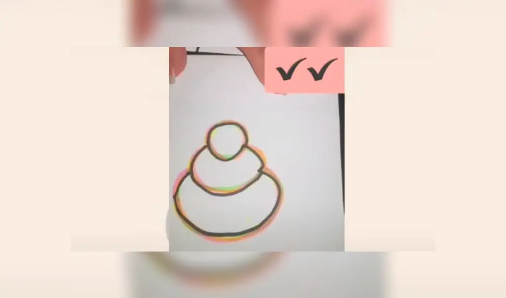 Desliza las imágenes para ver cuál es la solución de este complejo reto viral de Facebook. Foto: @ariana_kj/TikTok Desliza las imágenes para ver cuál es la solución de este complejo reto viral de Facebook. Foto: @ariana_kj/TikTok