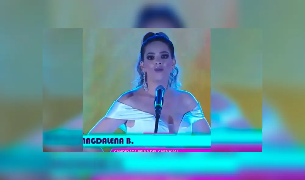 Video es viral en Facebook. Presentador de certamen le preguntó cuál había sido su mayor logro y la joven dio una confusa respuesta que se ha hecho viral en las redes