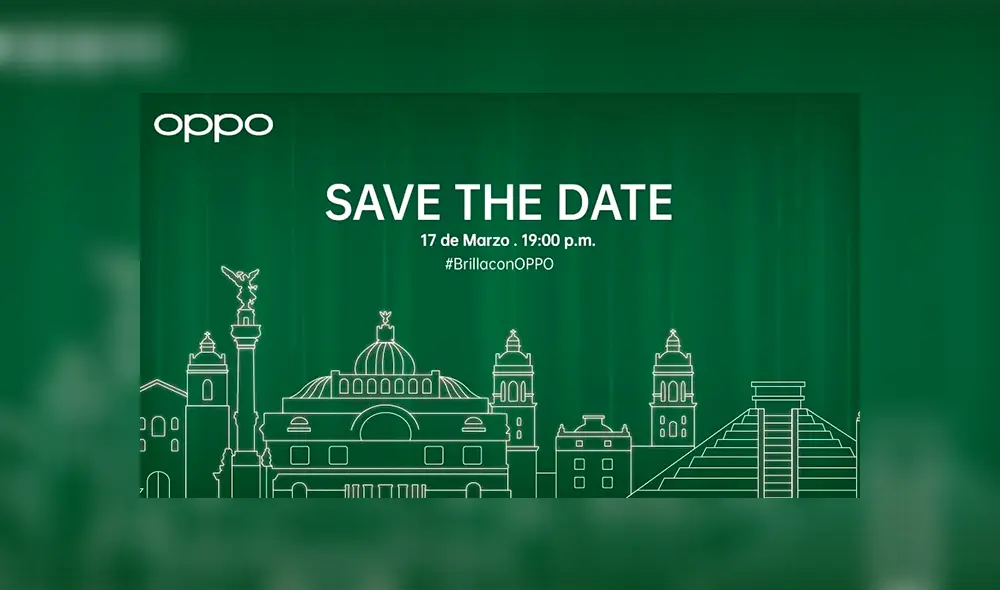 El próximo 17 de marzo, Oppo realizará un evento para celebrar su regreso a México.